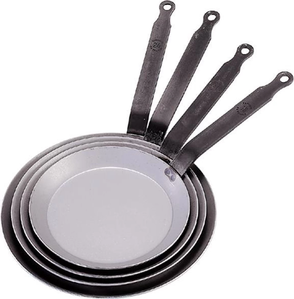 De Buyer Carbone Plus Crêpe- En Pannenkoekenpan - Ø 26cm - Plaatstaal - Afbeelding 3