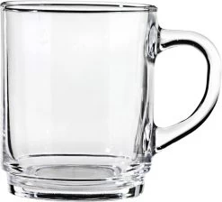 Arcoroc Set Van 6x Stuks Theeglazen 250 Ml Van Glas Stapelbaar - Koffieglazen - Thee Glazen