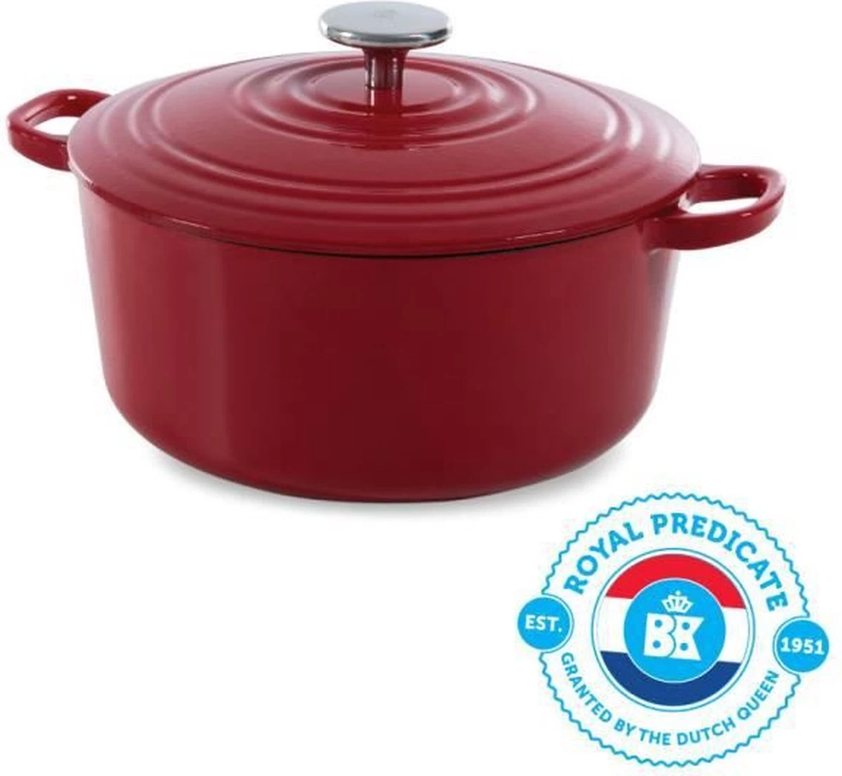 BK Bourgogne Braadpan Ø 24 Cm - Rood - Gietijzer - Inductie - Afbeelding 9
