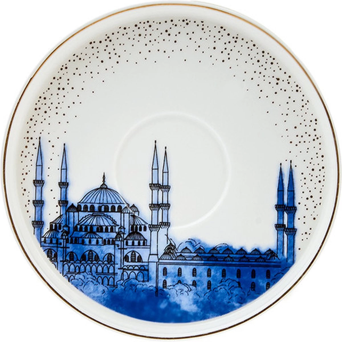 KARACA -ISTANBUL- 12 DELIGE- KOFFIEKOPJES VOOR 6 PERSONEN SET-Karaca Istanbul Set Van 12 Koffiekopjes 90 Ml- Moccamokken -espressokopjes Set Van Porselein, 6 Personen Robuuste Mokkatas, Porselein - Afbeelding 5