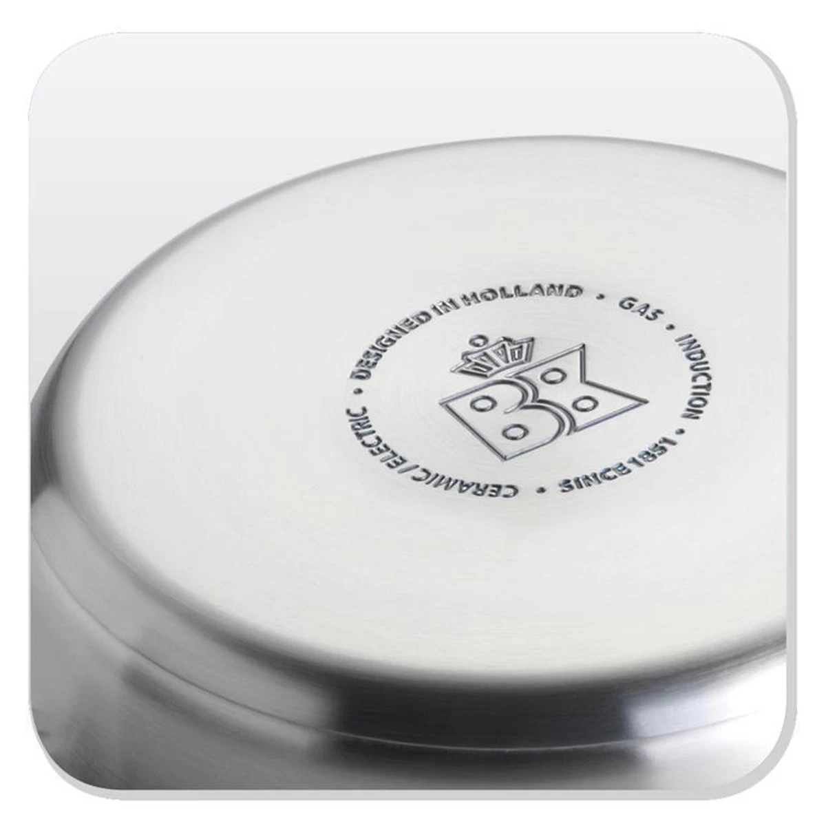 BK Conical Cool Pannenset - 4-delig - RVS – Geschikt Voor Alle Warmtebronnen - Afbeelding 7