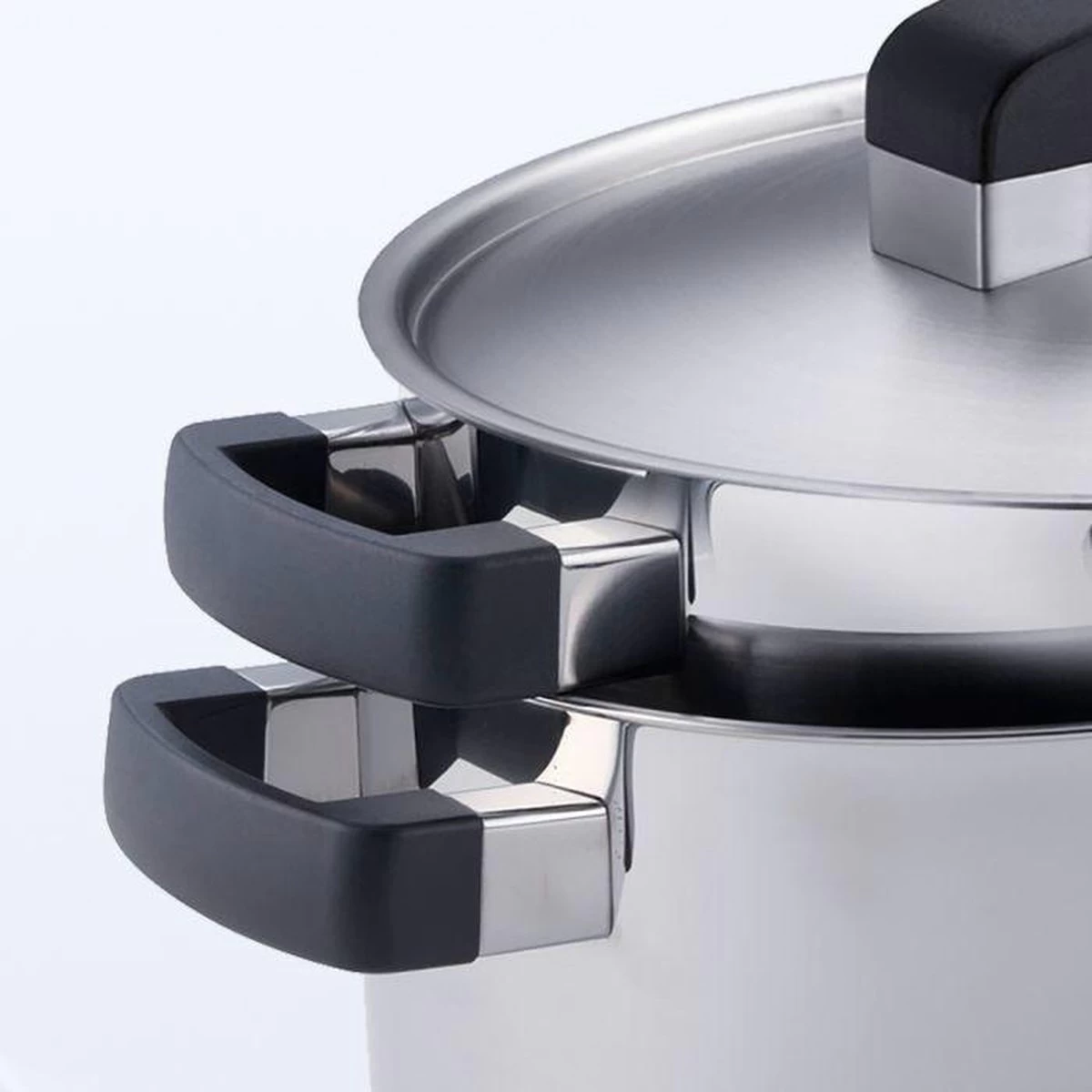 BK Conical Cool Pannenset - 5-delig - RVS - Geschikt Voor Alle Warmtebronnen - Afbeelding 2