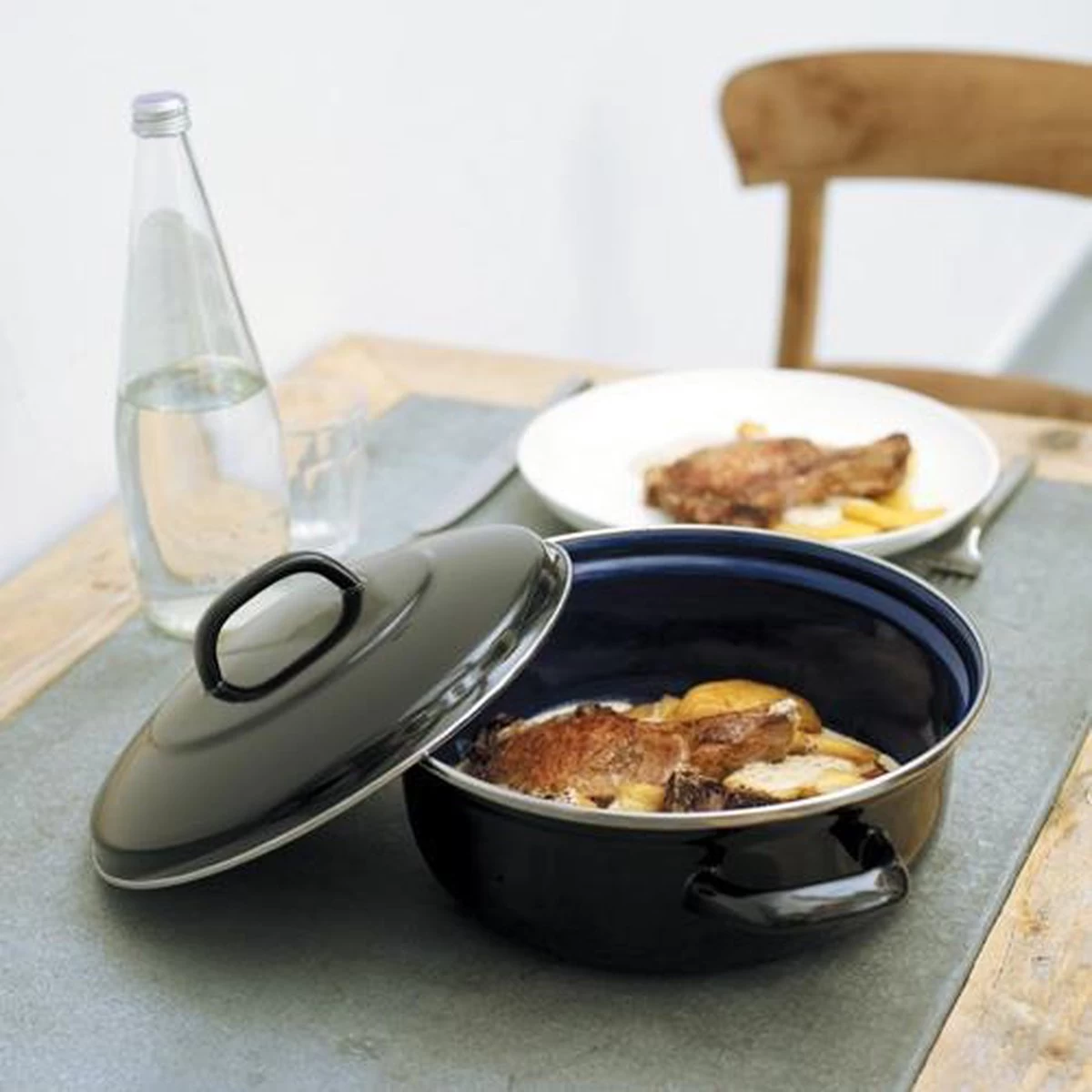 BK Fortalit Braadpan Ø 36 Cm / 7,5L - Emaille - Inductie - Afbeelding 5