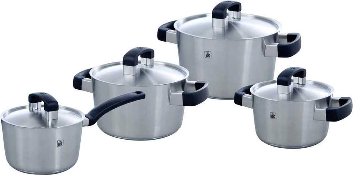 BK Conical Cool Pannenset - 4-delig - RVS – Geschikt Voor Alle Warmtebronnen - Afbeelding 11
