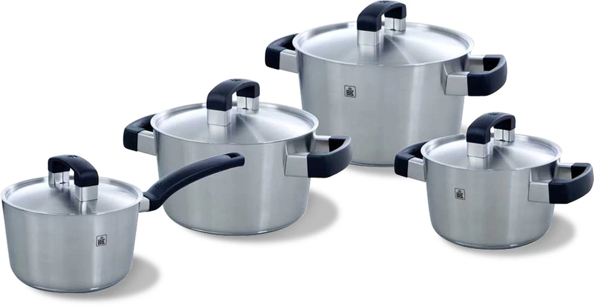 BK Conical Cool Pannenset - 4-delig - RVS – Geschikt Voor Alle Warmtebronnen - Afbeelding 14