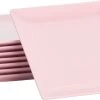 Lite-Body Hermes Gebaksbordjes - Set Van 8 Stuks - Ø16 Cm - Roze Mat