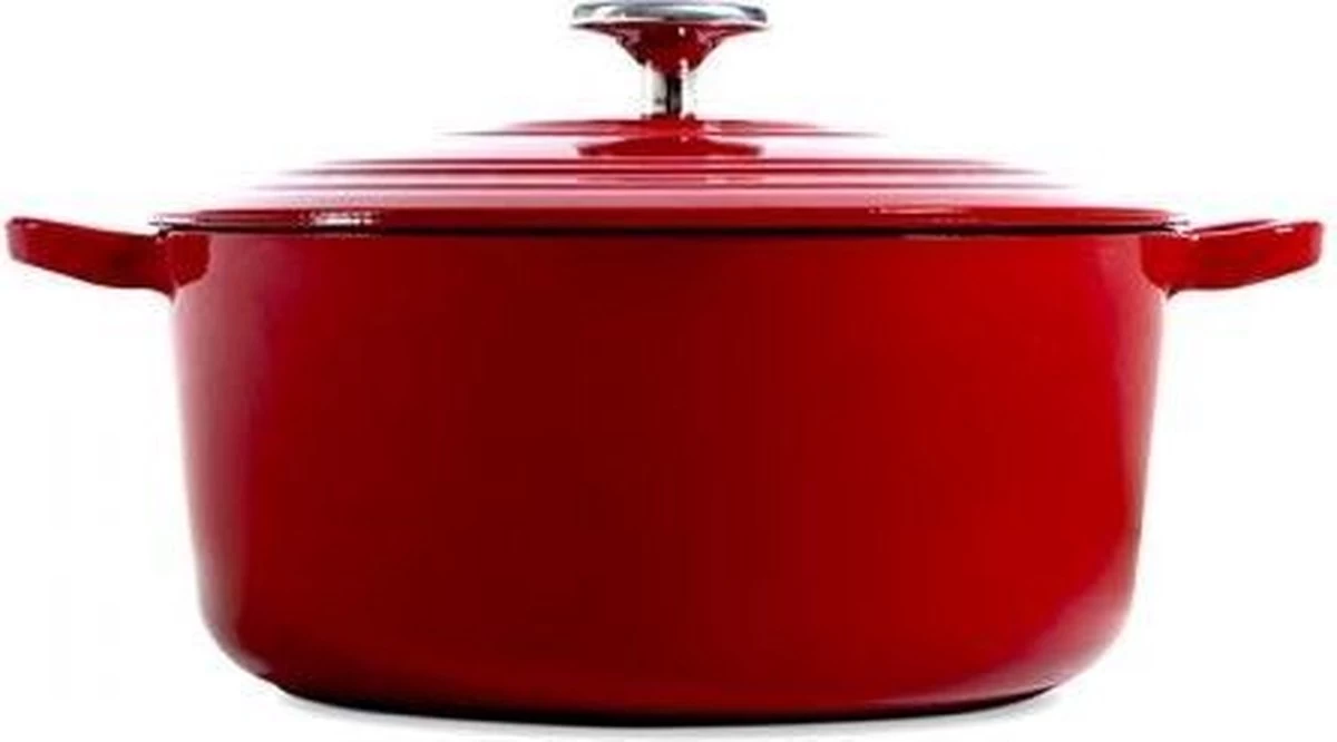 BK Bourgogne Braadpan Ø 24 Cm - Rood - Gietijzer - Inductie - Afbeelding 8