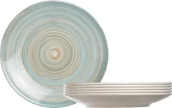 Cosy & Trendy Turbolino Plat Bord - Ø 27 Cm - Blauw - Set-6