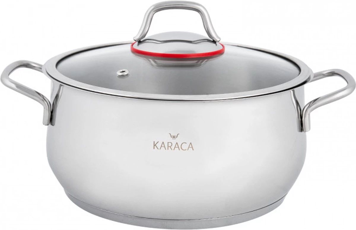 Karaca Emirgan Pannenset - 8 Delig - Geschikt Voor Inductie - Afbeelding 6