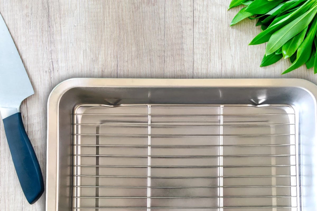 YUGN COMBI Set Braadslede Ovenschaal Combi Braadslee Oven Set - 2x Braadslede Met Rooster Voor Ovengerechten - 36x27x7CM En 40x30x7CM En Inclusief Bakkwast - Cadeau- Cadeautip - Afbeelding 8