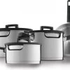 BergHOFF GEM Downdraft Pannenset - 7 Delige Set - 4 Pannen