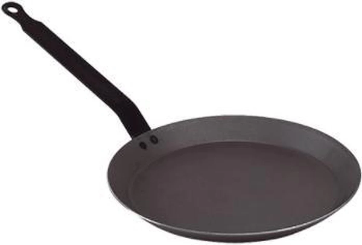 De Buyer Carbone Plus Crêpe- En Pannenkoekenpan - Ø 26cm - Plaatstaal - Afbeelding 4