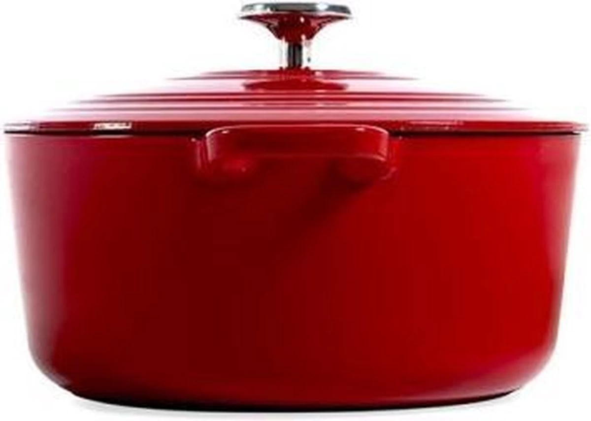 BK Bourgogne Braadpan Ø 24 Cm - Rood - Gietijzer - Inductie - Afbeelding 5