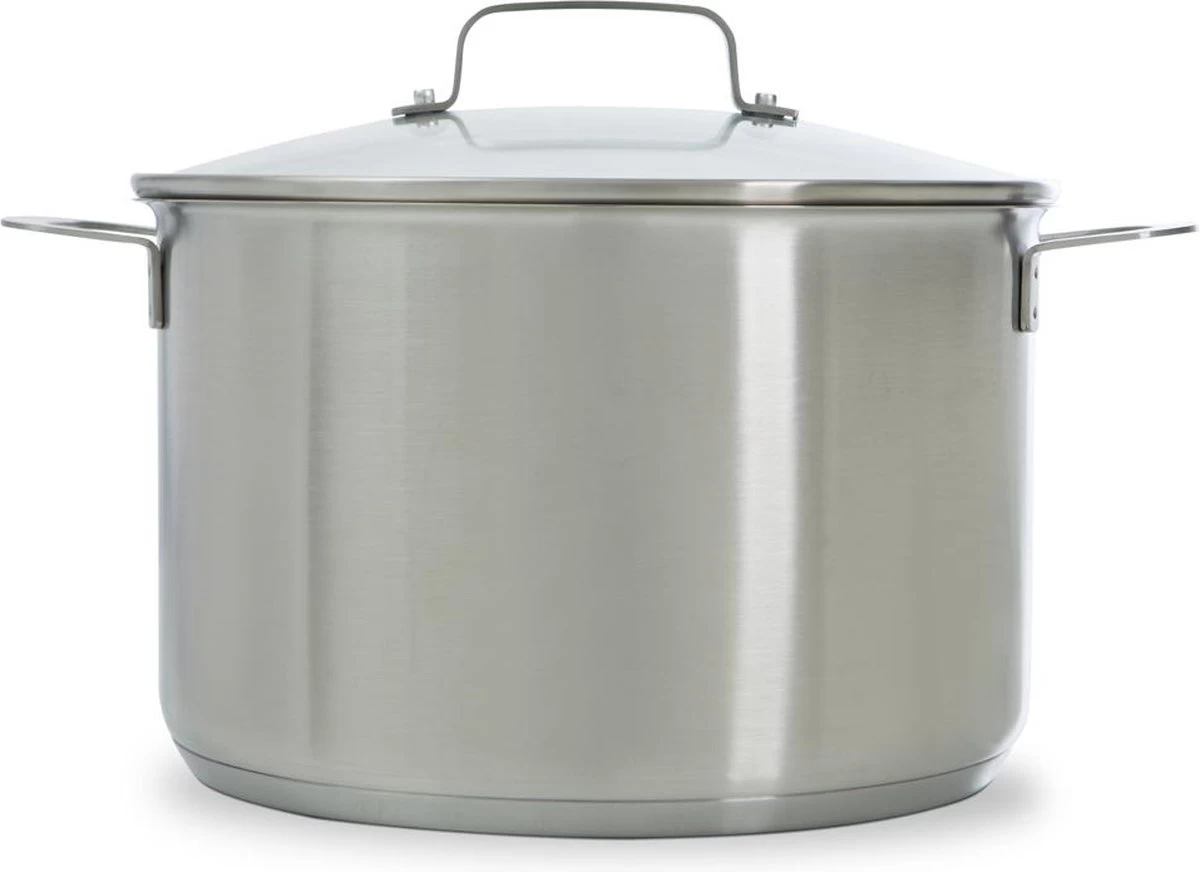 BK Bistro Soeppan Ø 24 Cm - RVS - Glazen Deksel - Inductie - Afbeelding 2