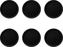 Grote Zwarte Pizzaborden - 6 Stuks - 32 Cm