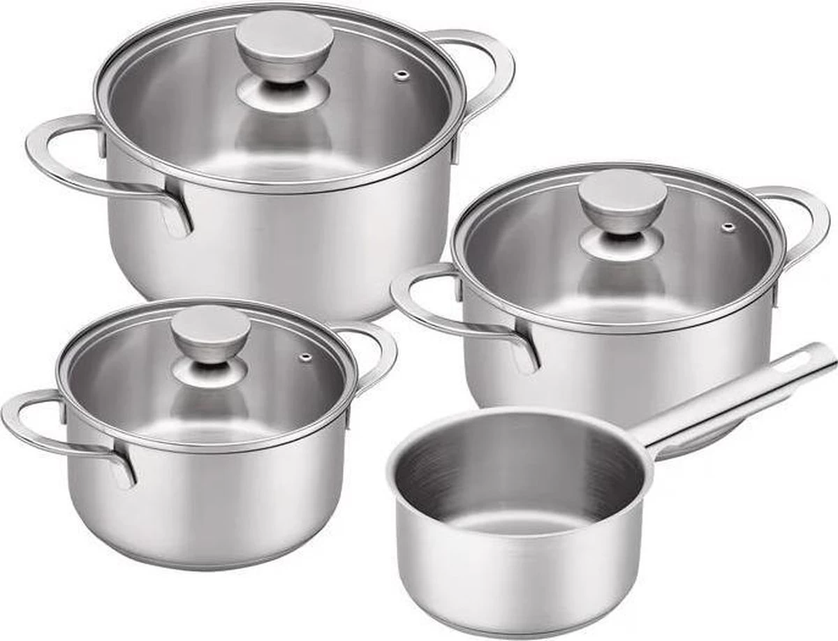 Brabantia Futura Kookpannenset - 4 Delig - RVS