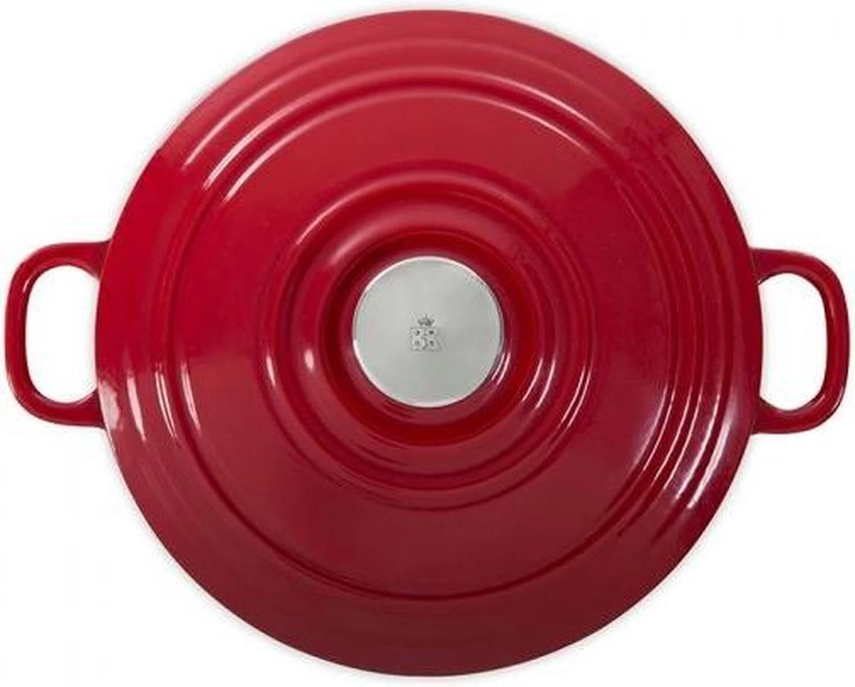 BK Bourgogne Braadpan Ø 24 Cm - Rood - Gietijzer - Inductie - Afbeelding 2
