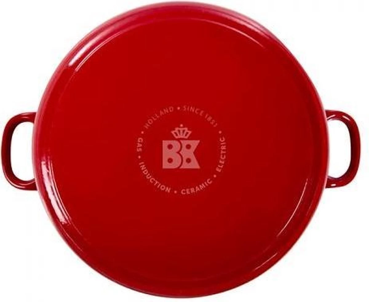 BK Bourgogne Braadpan Ø 24 Cm - Rood - Gietijzer - Inductie - Afbeelding 7