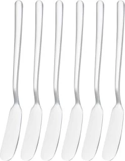 House Of Husk Botermesjes Set - Zilver - RVS - Botermes - Smeermessen - Tapas Mesjes - 6 Stuks